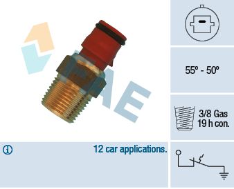Temperaturschalter, Kühlerlüfter FAE 36560