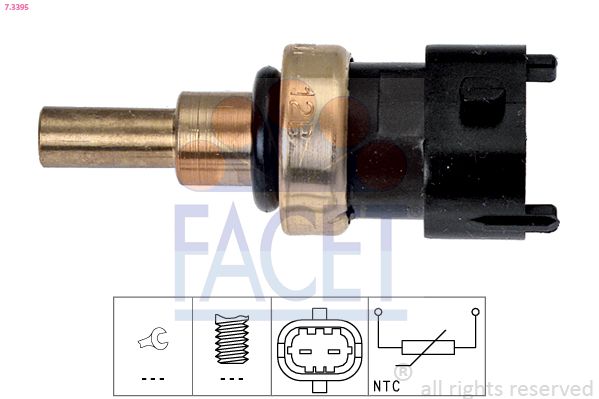 Sensor, Kühlmitteltemperatur FACET 7.3395
