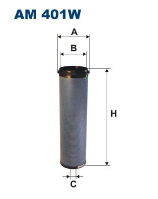 Sekundärluftfilter FILTRON am 401w