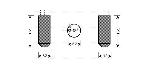 Trockner, Klimaanlage AVA QUALITY COOLING ftd348