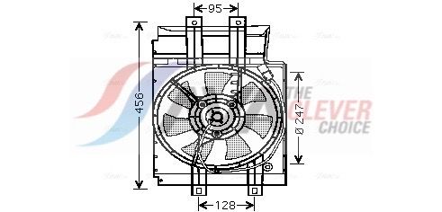 Lüfter, Motorkühlung AVA QUALITY COOLING DN7519