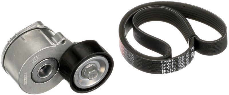 Keilrippenriemensatz GATES k016pk870