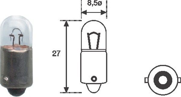 Glühlampe, Blinkleuchte MAGNETI MARELLI 002893100000