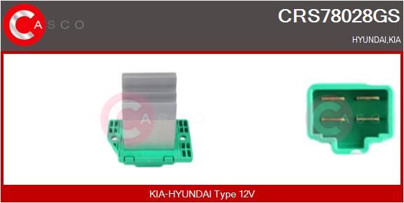 Widerstand Innenraumgebläse Casco CRS78028GS