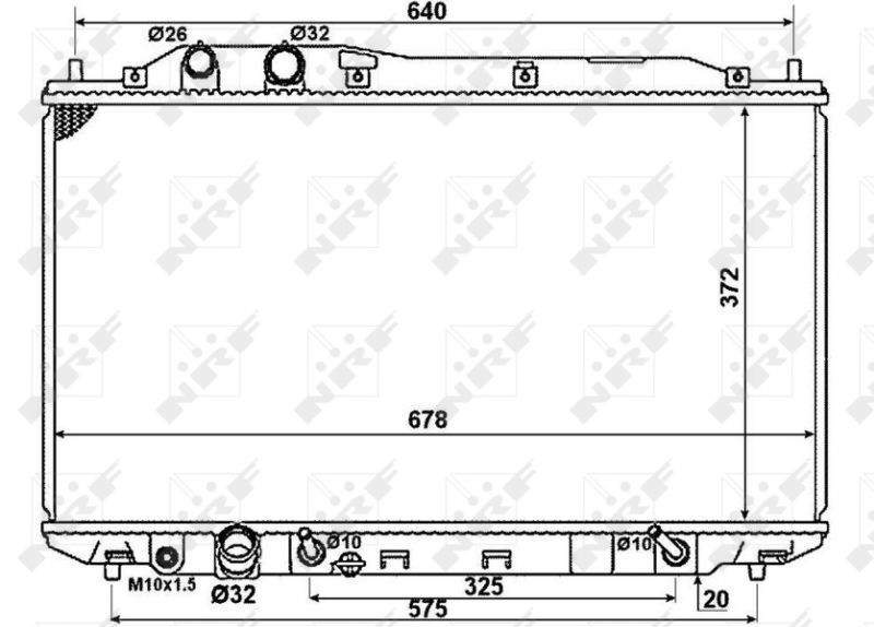 Kühler, Motorkühlung NRF 58379