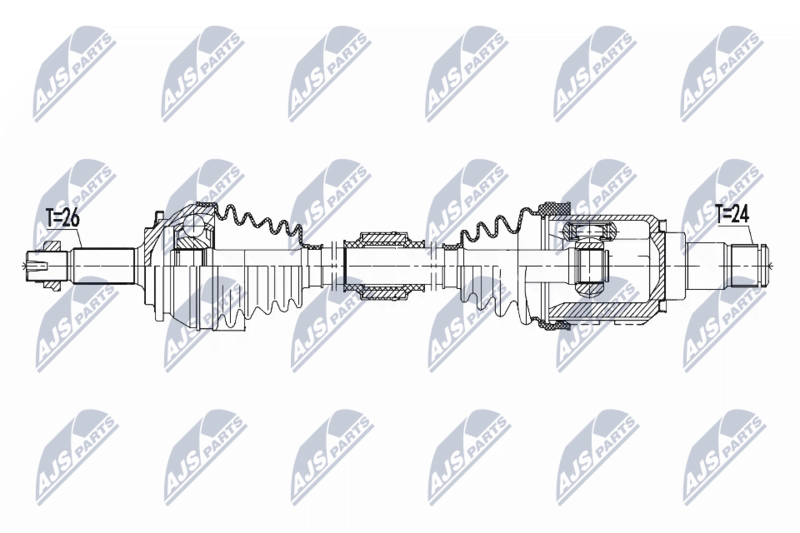 Antriebswelle NTY NPW-TY-096