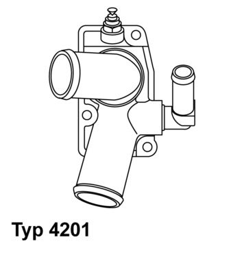 Thermostat, Kühlmittel WAHLER 4201.92d