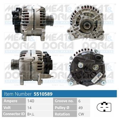 Generator MEAT & DORIA 5510589