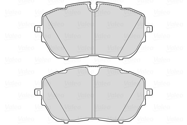 Bremsbelagsatz, Scheibenbremse VALEO 302205
