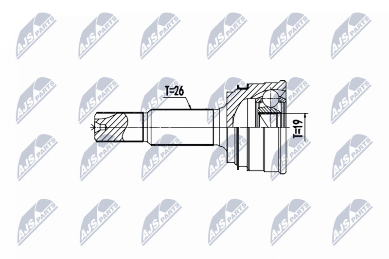Gelenksatz Antriebswelle NTY NPZ-TY-106
