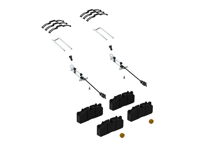 Bremsbelagsatz, Scheibenbremse WABCO 12 999 743VT