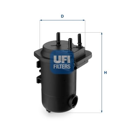 Kraftstofffilter UFI 24.051.00