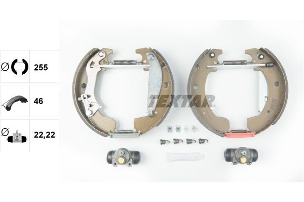Bremsbackensatz TEXTAR 84049900