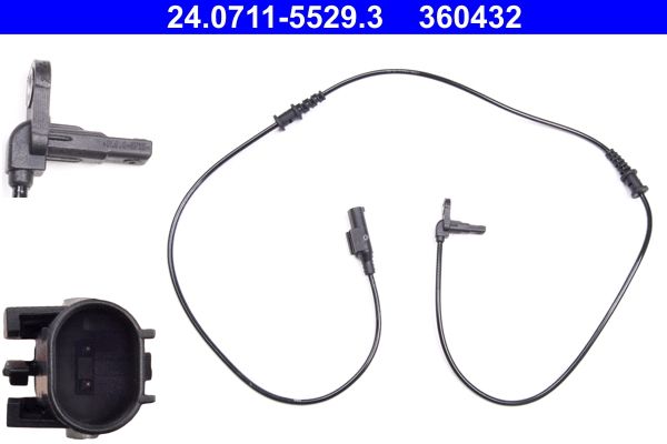 Sensor, Raddrehzahl ATE 24.0711-5529.3