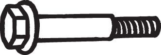 Schraube, Abgasanlage BOSAL 258-904