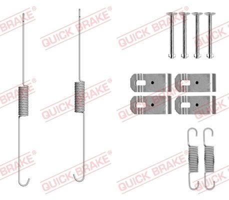 Zubehörsatz, Bremsbacken QUICK BRAKE 105-0888