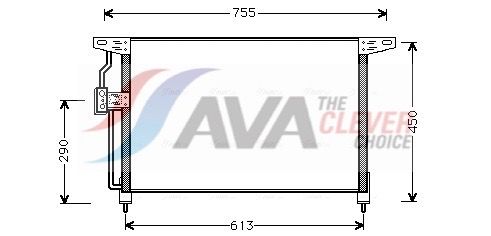 Kondensator, Klimaanlage AVA QUALITY COOLING OL5228