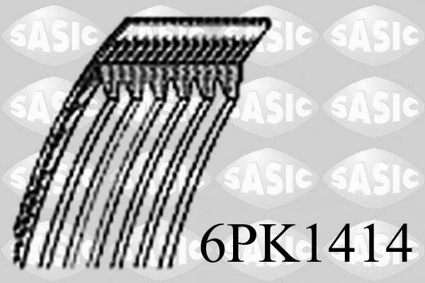 Keilrippenriemen SASIC 6PK1414