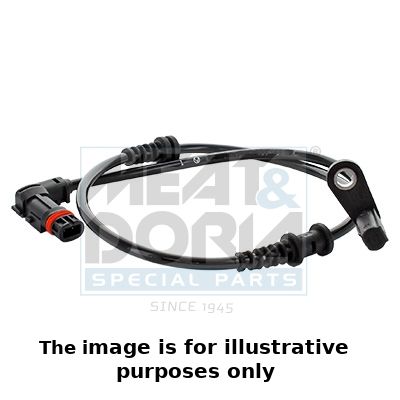 Sensor, Raddrehzahl MEAT & DORIA 90902E