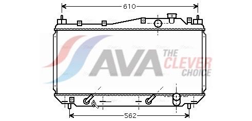 Kühler, Motorkühlung AVA QUALITY COOLING HD2114
