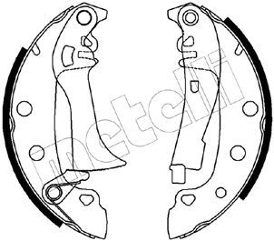 Bremsbackensatz METELLI 53-0555