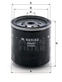 Oljefilter MANN-FILTER W 920/82