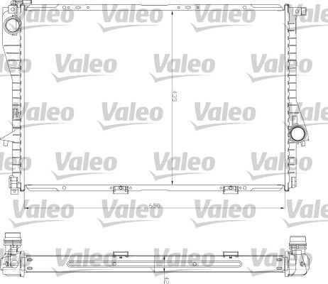 Kühler, Motorkühlung VALEO 734277