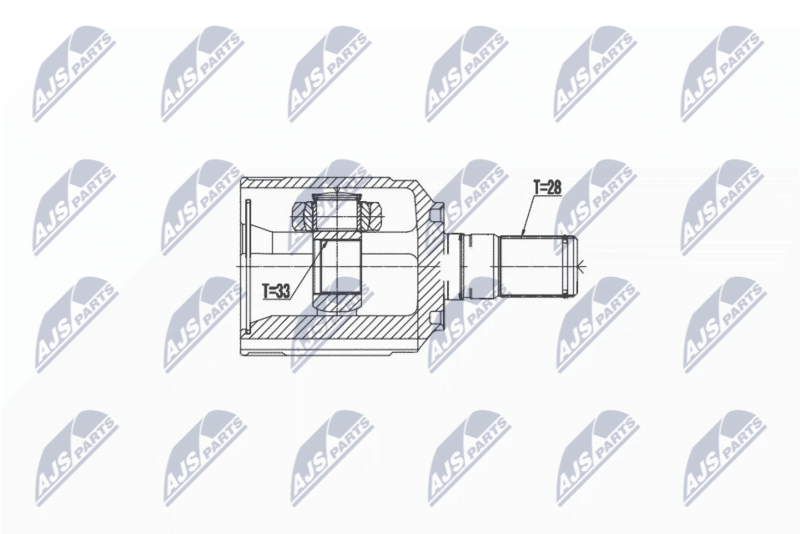 Gelenksatz, Antriebswelle NTY NPW-HY-538