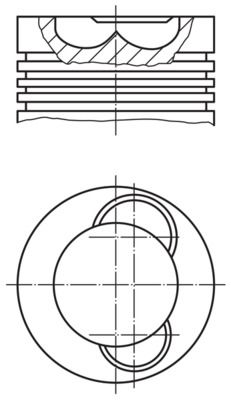 Kolben MAHLE 1772500
