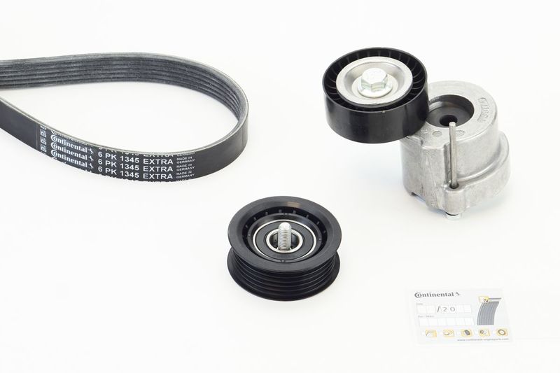 Keilrippenriemensatz CONTINENTAL CTAM 6PK1345 EXTRA K1