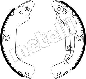 Bremsbackensatz METELLI 53-0484