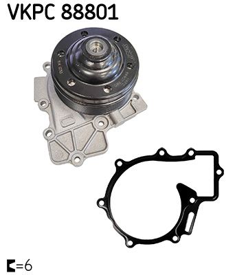 Wasserpumpe, Motorkühlung SKF VKPC88801