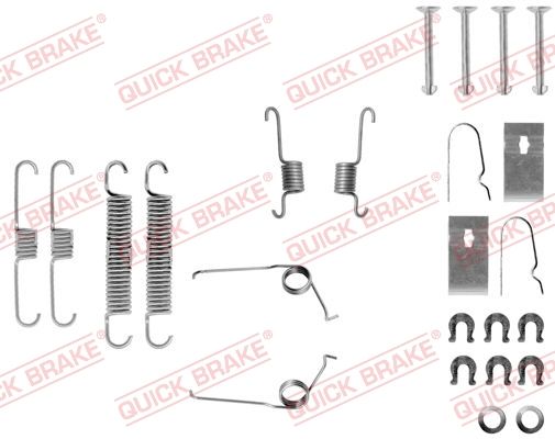 Zubehörsatz, Bremsbacken QUICK BRAKE 105-0693