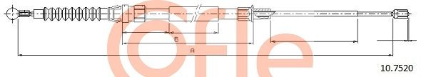 Seilzug, Feststellbremse COFLE 10.7520
