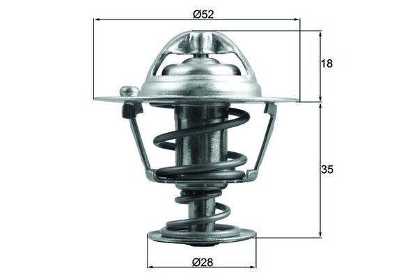 Thermostat, Kühlmittel MAHLE TX18478D