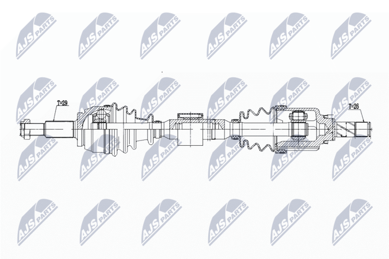 Antriebswelle NTY NPW-RE-197