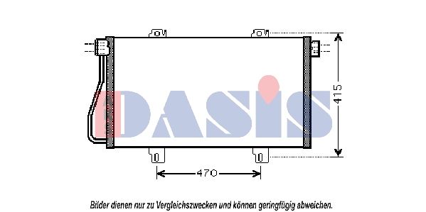 Kondensator, Klimaanlage AKS DASIS 182029N