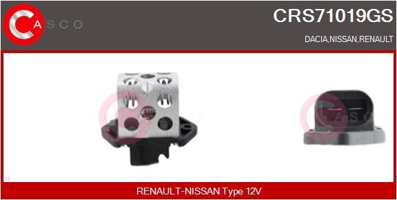 Vorwiderstand Elektromotor-Kühlerlüfter Casco CRS71019GS