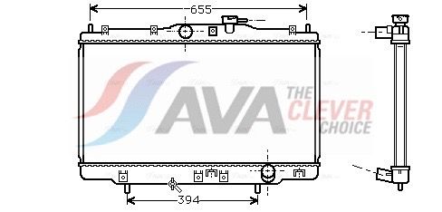 Kühler, Motorkühlung AVA QUALITY COOLING HD2176