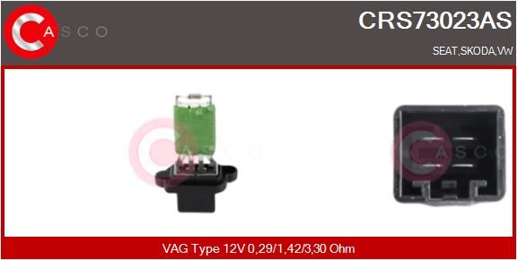Widerstand Innenraumgebläse Casco CRS73023AS