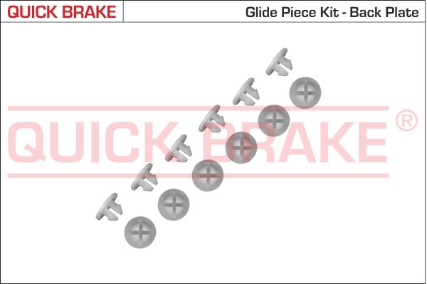 Zubehörsatz, Bremsbacken QUICK BRAKE 6859k