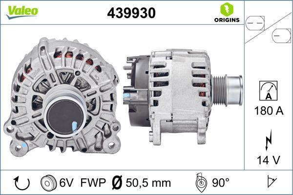 Lichtmaschine Generator VALEO 439930