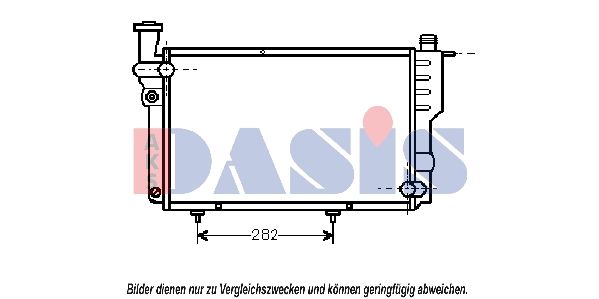 Kühler, Motorkühlung AKS DASIS 160930N