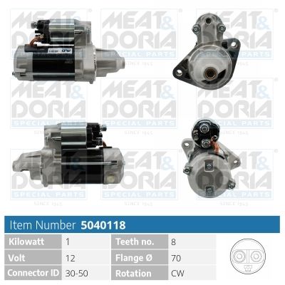Starter MEAT & DORIA 5040118