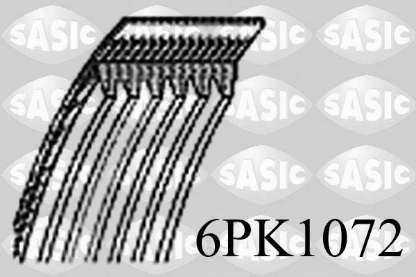 Keilrippenriemen SASIC 6PK1072