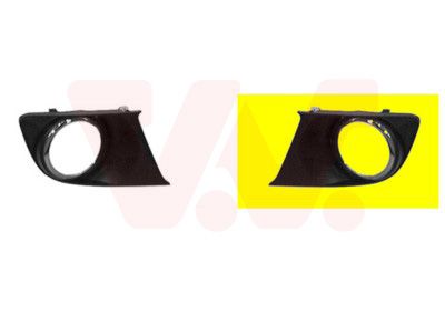 Lüftungsgitter, Stoßfänger VAN WEZEL 0160593