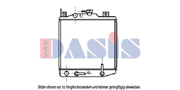 Kühler, Motorkühlung AKS DASIS 320330N