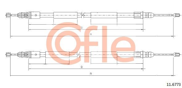 Seilzug, Feststellbremse COFLE 11.6773