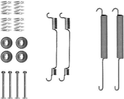 Zubehörsatz Bremsbacken HELLA 8DZ 355 200-641