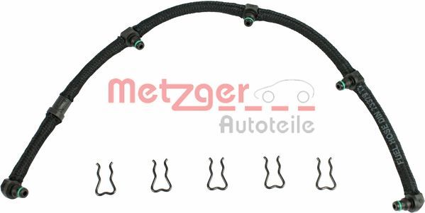 Schlauch, Leckkraftstoff METZGER 0840042
